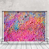 Bunt Pigment Granulat Textur Bokeh Hintergrund